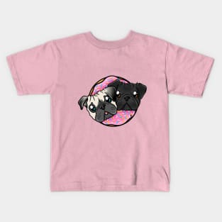 Pug donuts Kids T-Shirt